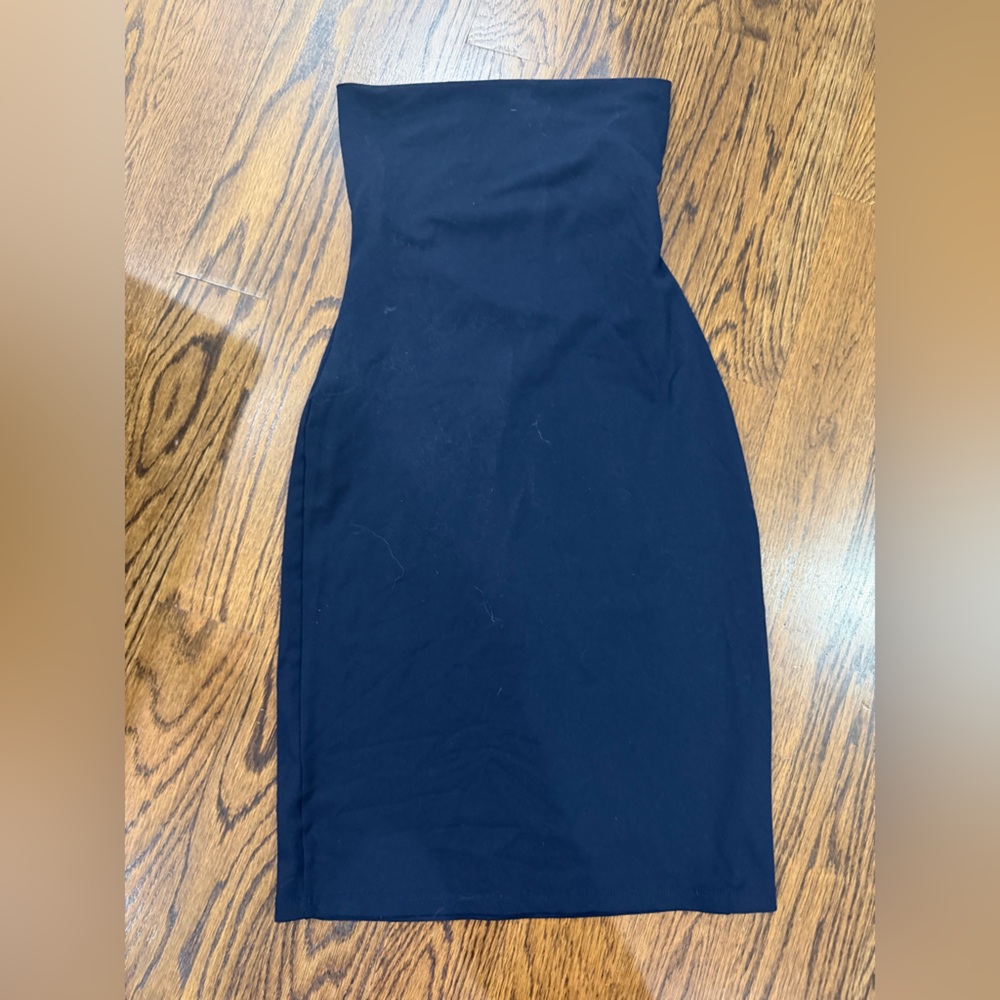 Susana Monaco Black Strapless Bodycon Dress